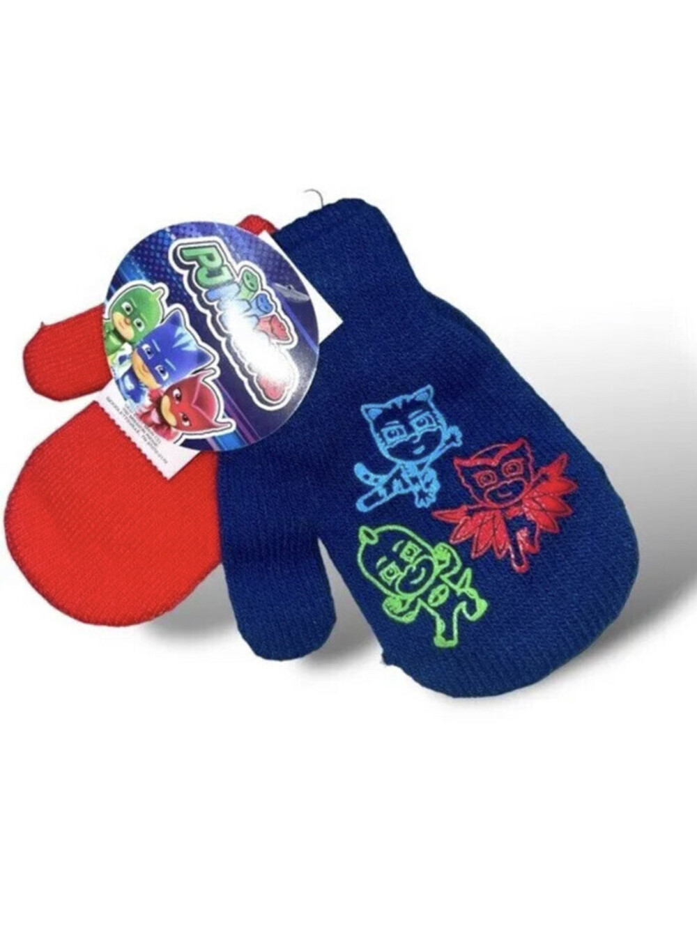 PJMASKS 2 Pair Mittens Kids Winter Gloves Gear Snow Hand Warmers Soft Cozy